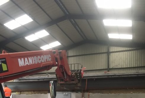 Frangement de grande portée: 9m