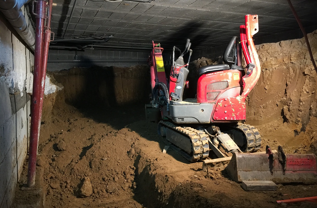 Création d’une cave décaissée gallery