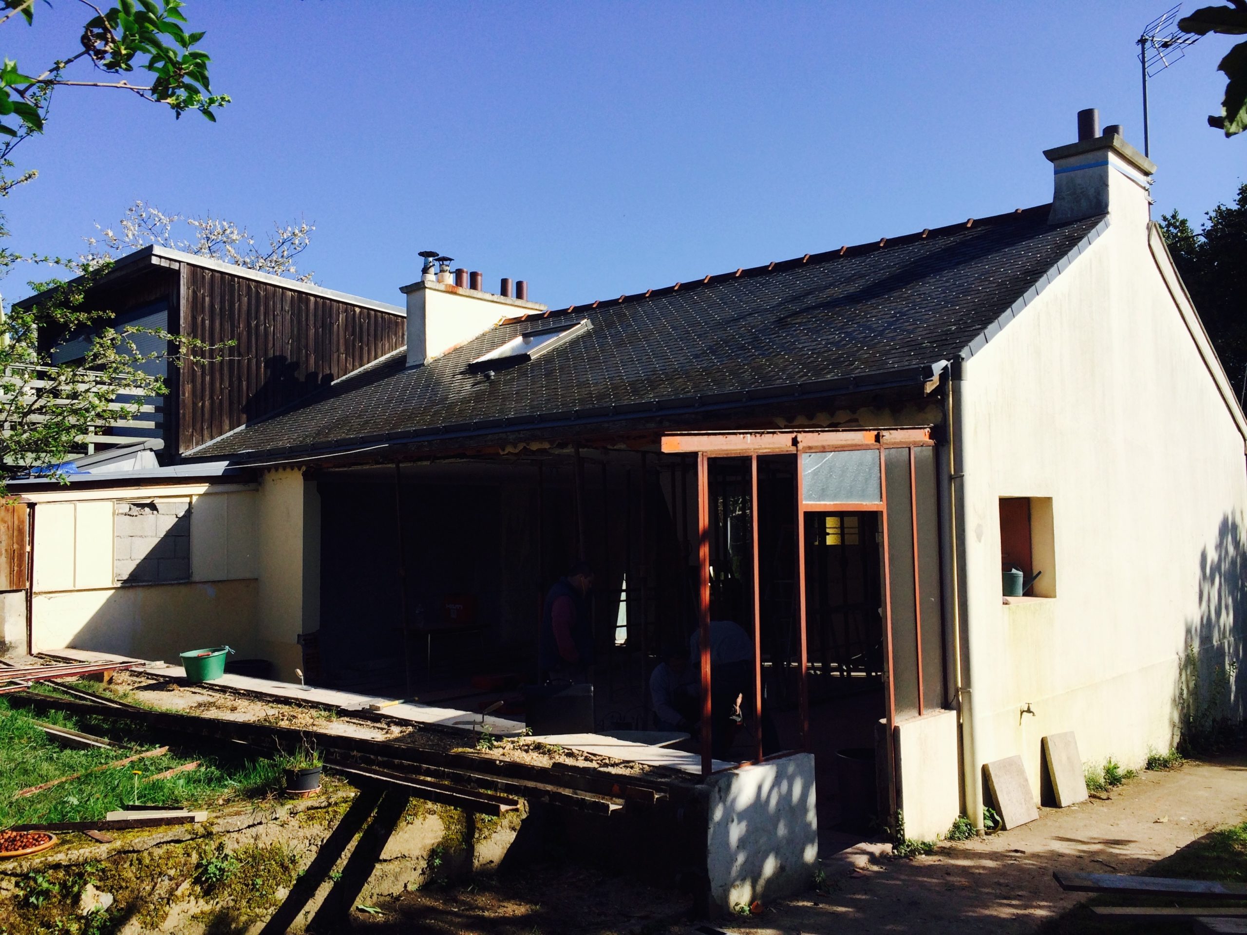 Rénovation et surélévation d’une maison en pierre gallery