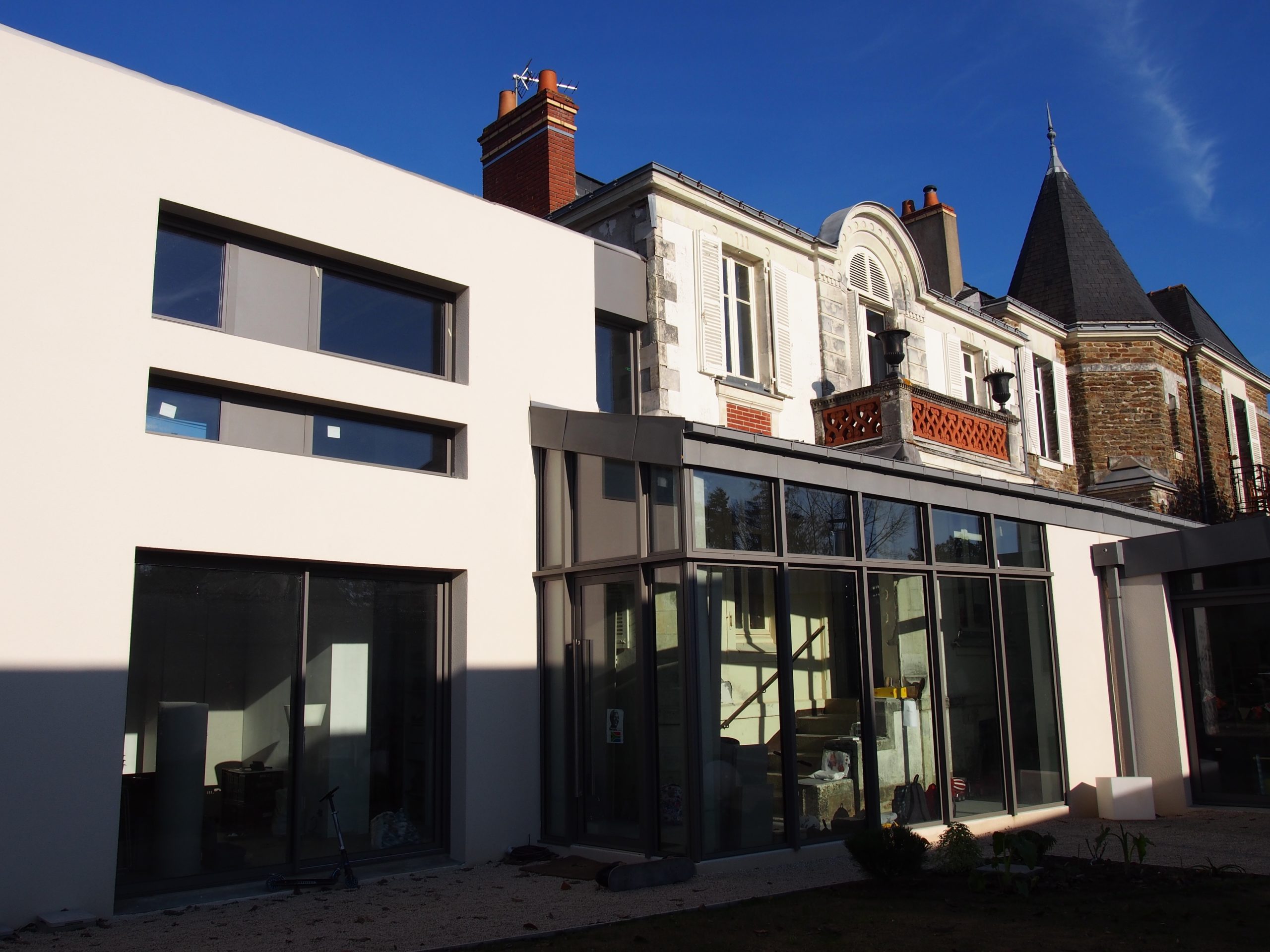 Extension adossée maison existante gallery