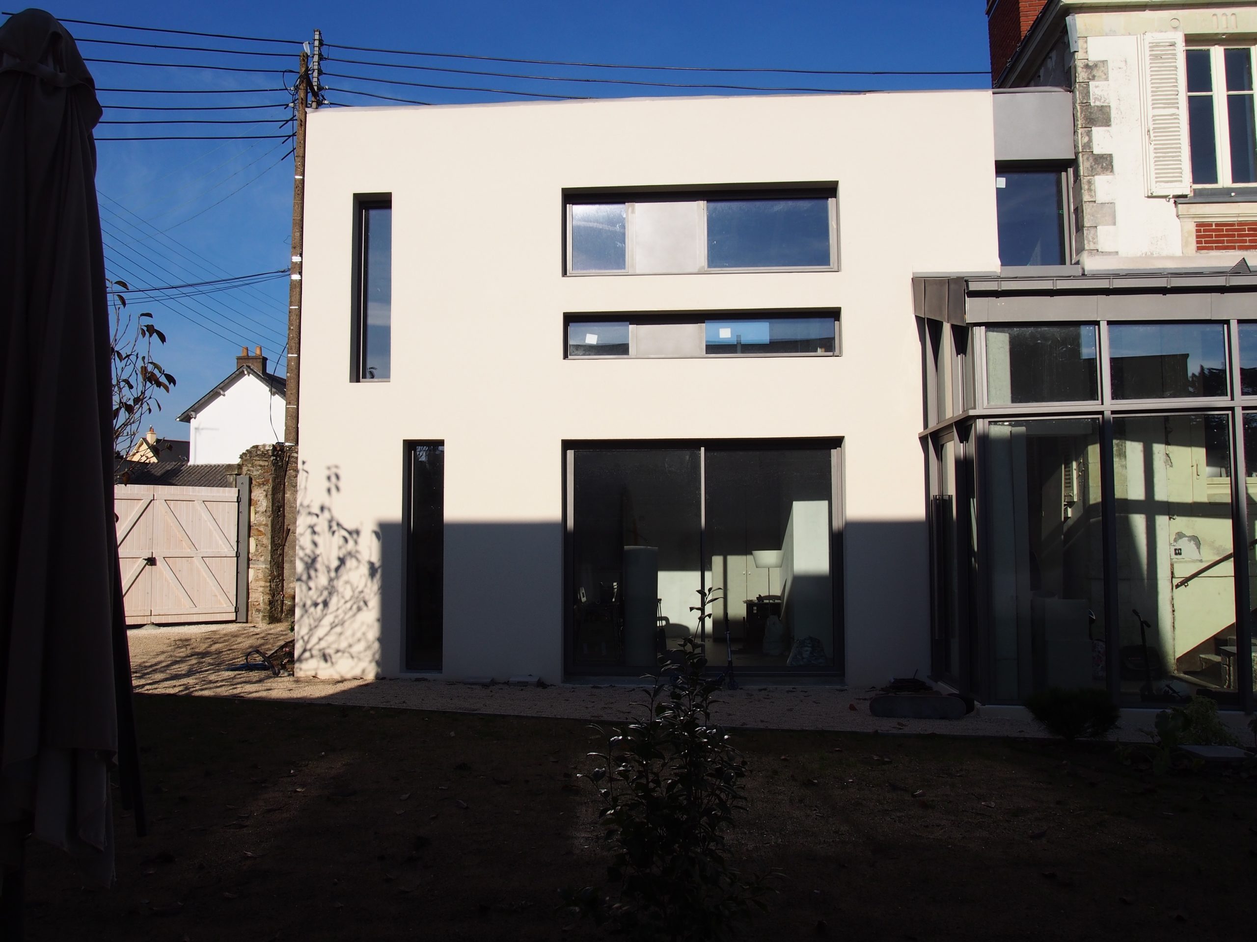 Extension adossée maison existante gallery