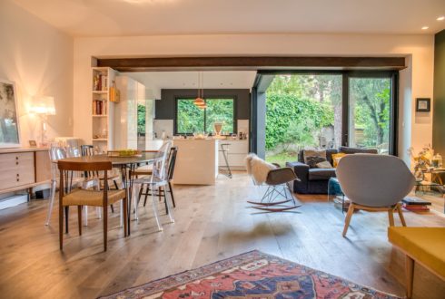 Extension et ouverture de murs porteurs sur site habité