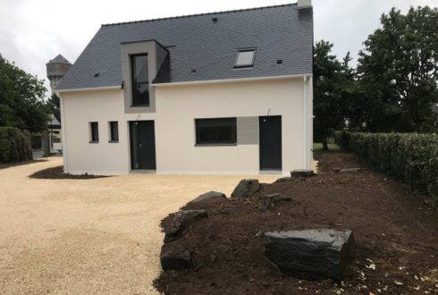 Construction d'une maison neuve en entreprise générale