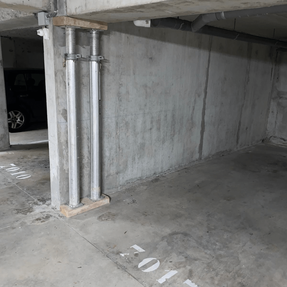 Étaiement en parking sous-terrain