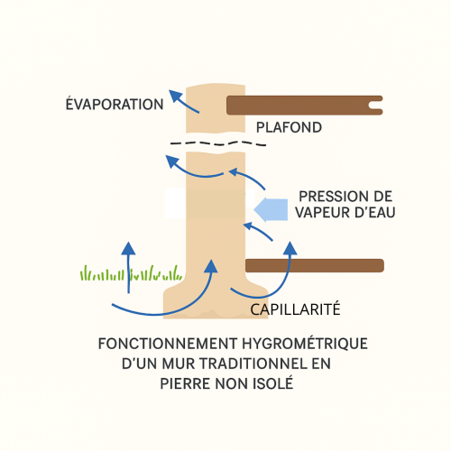 schéma capillarité